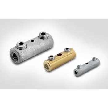 HellermannTyton 435-01508 Conector de arame de ligação à terra em aço galvanizado M8 (pack de 100)
