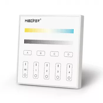 Miboxer LED Smart DALI Painel tátil de temperatura de cor DT8 (DP2S)