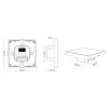 Miboxer LED Smart DALI Painel tátil de temperatura de cor DT8 (DP2S)