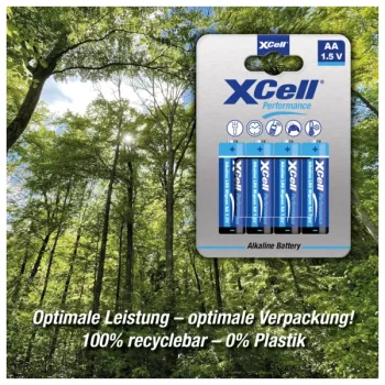XCell Pilha alcalina de manganês AA LR6 1,5V 136150