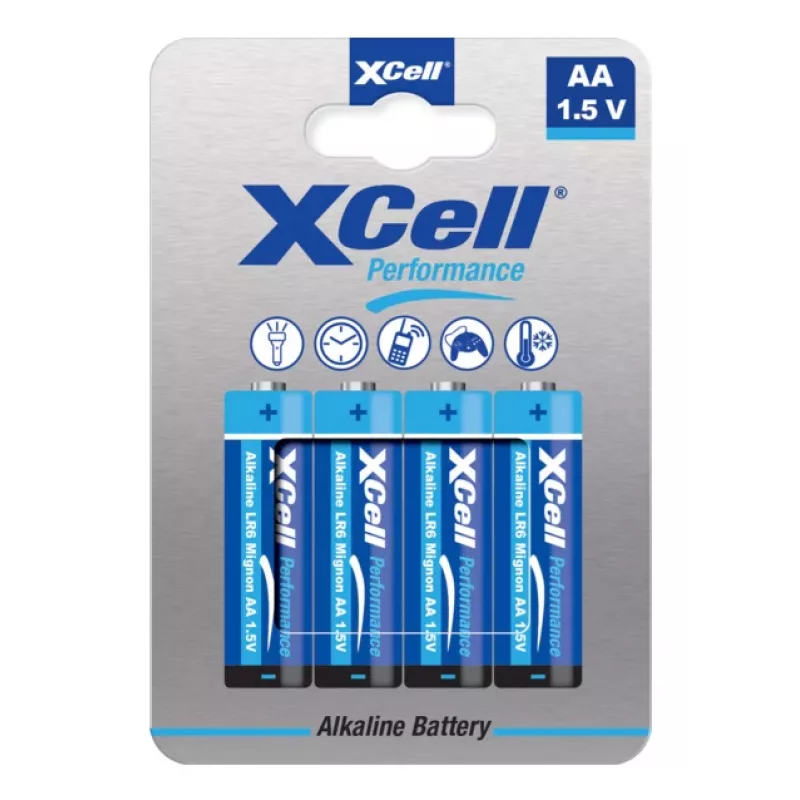 XCell Pilha alcalina de manganês AA LR6 1,5V 136150