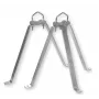 WEIß MHZ4060 Conjunto de suporte de parede em aço 40cm (39064)