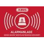 ABUS Autocolante de aviso de alarme com logótipo 148 x 105 mm (1 unid.) AU1422