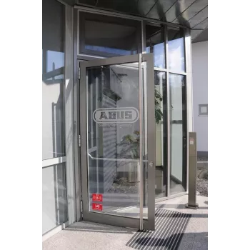 ABUS Autocolante de aviso de alarme com logótipo 74 x 52,5 mm (1 unid.) AU1423