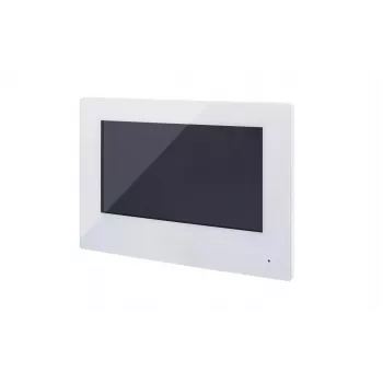 ABUS TVHS20200 Monitor tátil PoE de 7 polegadas branco LAN/WiFi para videoporteiro