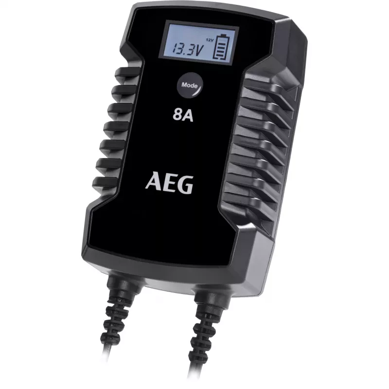 Carregador de bateria de automóvel AEG LD8 10618 12V/24V 8A/4A automático