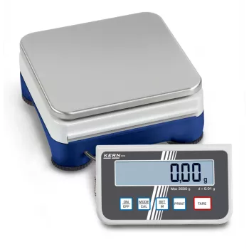 Balança de precisão KERN PCD 2500-2 capacidade 2500 g, legibilidade 0,01 g