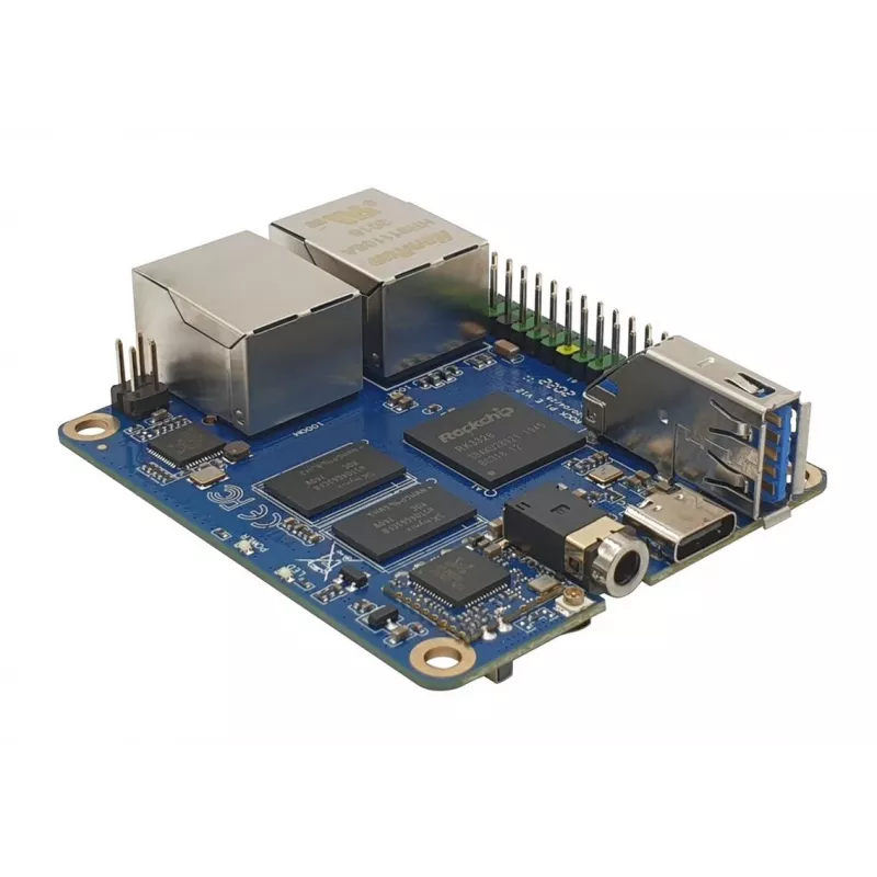 Placa dual Ethernet ALLNET Rock Pi E D4W1 RK3328 512MB RAM 802.11 a/b/g/n, 2,4G (RS309-D4W1)