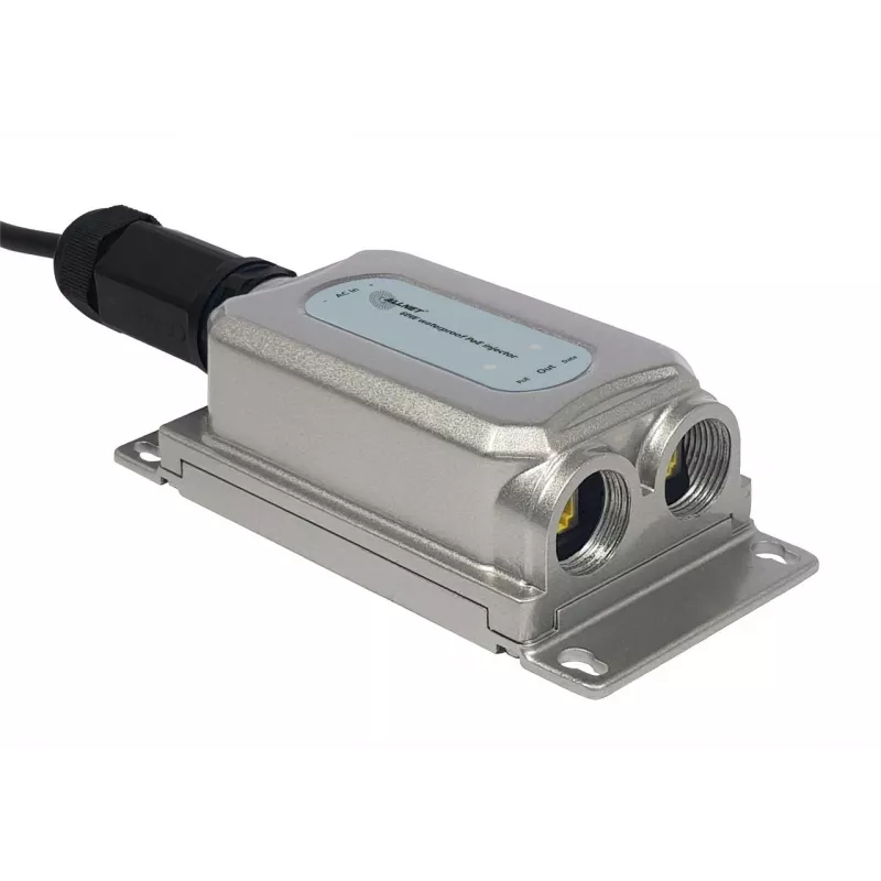 ALLNET Injetor PoE Outdoor IP67 IEEE 802.3bt 60W caixa metálica ALL-PI2013Ov2BT60