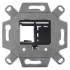 RUTENBECK KMK-MA Up Adaptador de comunicação, encastrar, preto 17000065