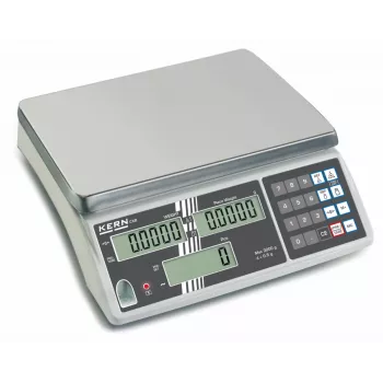 KERN CXB 6K0.5 Balança de contagem, capacidade 6 kg, legibilidade 0,5 g, prateado