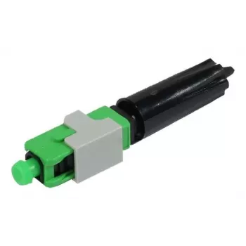 SYNERGY21 S215668 Conector de fibra ótica SC/APC monomodo instalável em campo para cabo de 0,9mm
