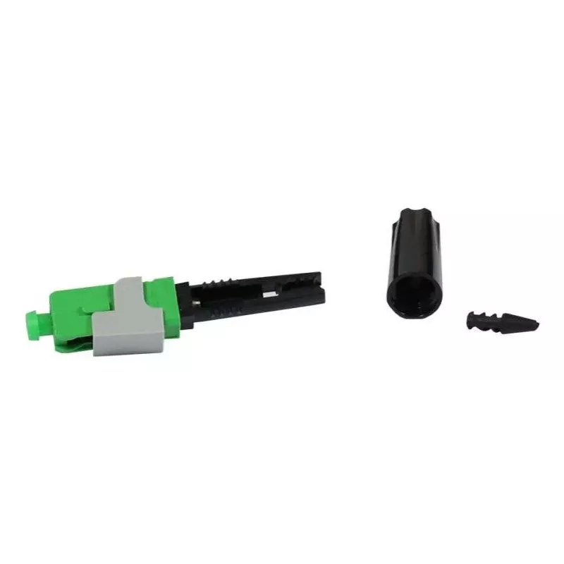 SYNERGY21 S215668 Conector de fibra ótica SC/APC monomodo instalável em campo para cabo de 0,9mm
