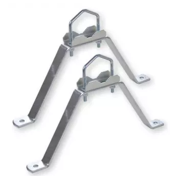 WEIß MHZ2060 Conjunto de suporte de parede aço 20 cm branco (39062)