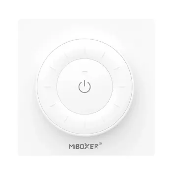 MiBoxer K3-W comando LED dual white 2,4GHz com roda tátil rotativa