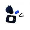 IWH tomada de carregamento USB embutida 12/24V, 2,1A, 1x USB-A, montagem em painel 019004