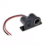 IWH tomada de automóvel 12/24V com 2 portas USB, 4,2A de saída total (019010)