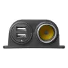 IWH tomada de automóvel 12/24V com 2 portas USB, 4,2A de saída total (019010)