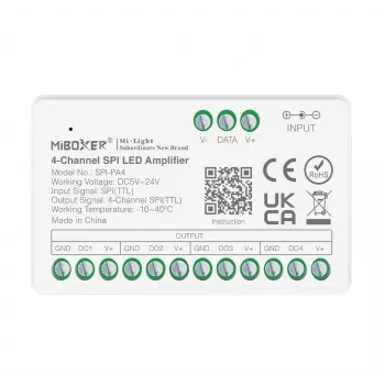 Synergy 21 controlador LED Pixel série SPI amplificador/repetidor de 4 canais (SPI-PA4)