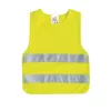 IWH 453502 Colete refletor para criança EN 1150, amarelo fluorescente, fecho de velcro, unissexo