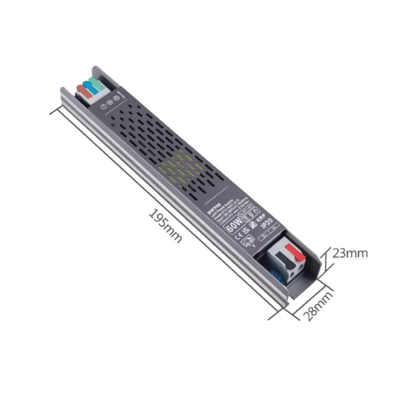 SYNERGY21 S21-LED-026124 Fonte de alimentação LED Slim Line 24V 60W