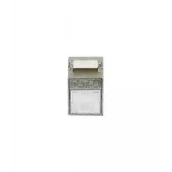 SYNERGY21 S216338V2 Keystone Jack CAT6A blindado, sem ferramentas, Slim-line, RJ45, 500 MHz