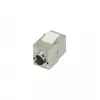 SYNERGY21 S216338V2 Keystone Jack CAT6A blindado, sem ferramentas, Slim-line, RJ45, 500 MHz
