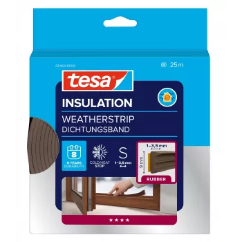 tesa E-Profil 05464-00101-02 fita de vedação tesamoll castanho 25 m x 9 mm