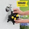 Kärcher 2.645-200.0 distribuidor de 3 vias 60 mm mangueira de aspiração com válvula de retenção