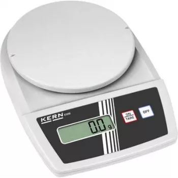 KERN EMB 3000-1 balança de precisão para cartas, 3 kg de capacidade, 0,1 g de leitura, prateado