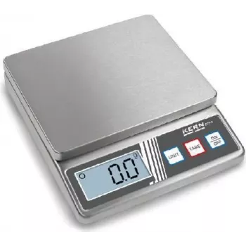 KERN FOB 5K1S balança de correio digital, 5 kg de capacidade, 1 g de leitura, prateado