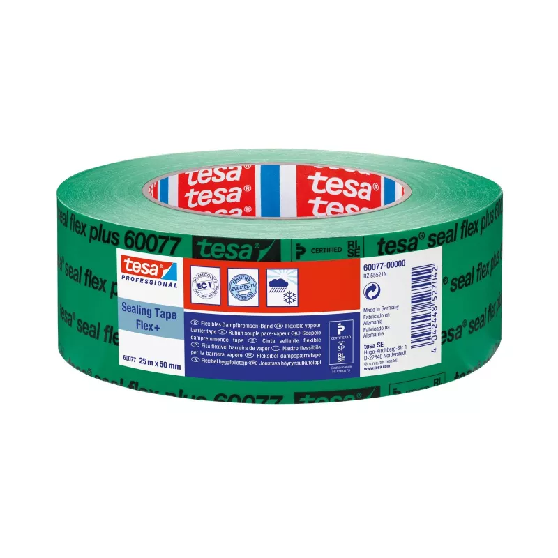 Tesa 60077 fita de montagem de dupla face 25 m x 50 mm branco espuma de PE