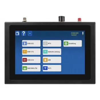 Megasat HD 7 Combo V2 Medidor de satélite DVB-S/S2/T/T2/C DAB/DAB+ USB DiSEqC 1 (2600024)