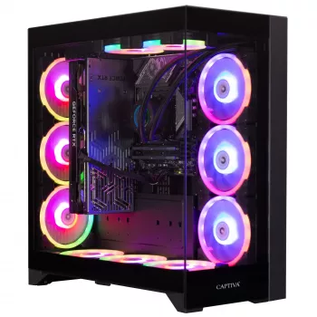 PC de secretária Captiva Highend Gaming R99-748 - AMD Ryzen 9 9950X3D, Radeon RX 9070 XT 16GB, 32GB DDR5, 2TB SSD, Windows 11 Home