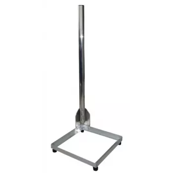 Suporte de varanda em alumínio WEISS BS4040 40x40 cm base, mastro 1 m, 48 mm de diâmetro 3040