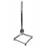 Suporte de varanda em alumínio WEISS BS4040 40x40 cm base, mastro 1 m, 48 mm de diâmetro 3040