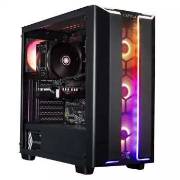 CAPTIVA Advanced Gaming R98-754 Desktop PC - AMD Ryzen 7 5700X, GeForce RTX 5060 Ti 16GB, 32GB RAM, 1TB SSD, sem sistema operativo