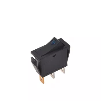 IWH Interruptor basculante azul 12V/24V 10A SPST ON-OFF iluminado para montagem em painel 19028