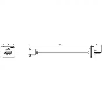 Siemens Acionamento rotativo de acoplamento de porta para disjuntor 3RV2 3RV29261K