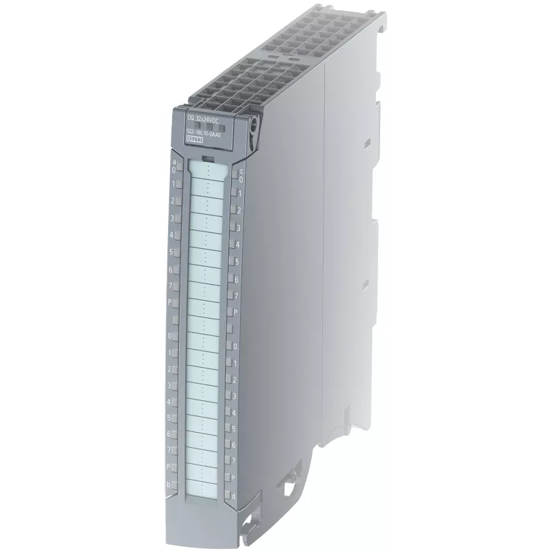 Siemens SIMATIC S7-1500 Módulo de saídas digitais DQ 32x24VDC/0,5A, 32 canais, sourcing (PNP), ficha frontal push-in, diagnóstico | 6ES75221BL100AA0