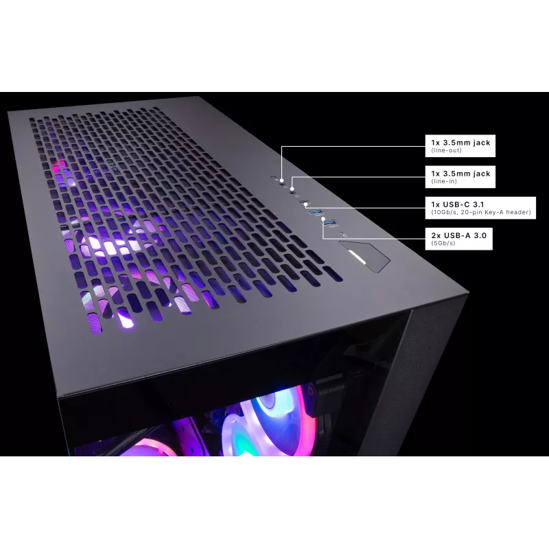 PC Gaming High-End Captiva R99-752 (Ryzen 9 9950X3D/RX9070 XT 16GB GDDR6/SSD 2TB/32GB/WLAN/sem SO)