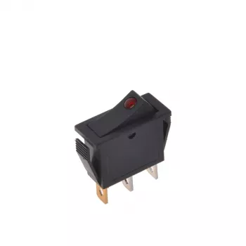 Interruptor basculante IWH com iluminação Vermelha 12V/24V 10A ON-OFF SPST 19029