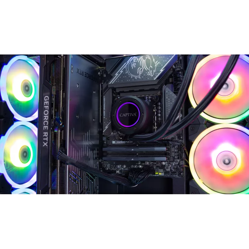 PC Desktop Gaming High-End Captiva R99-755 - AMD Ryzen 9 9950X3D, Radeon RX 9070 XT 16GB, 64GB RAM, 2TB SSD, Windows 11 Home