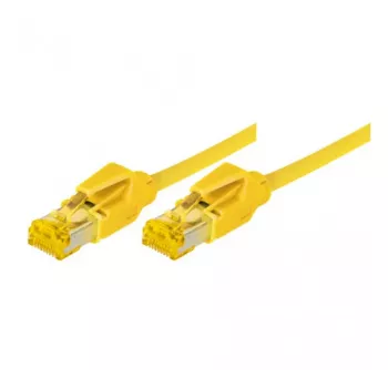 TECLINE cabo de rede Cat 6a S/FTP Dätwyler, PiMF, amarelo, 3,0 m, 10 Gbit/s, sem halogéneos, ficha Hirose TM31 78003Y