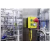 Siemens SIRIUS ACT 3SU18010NB002AA2 caixa completa para montagem no solo, 1 botão de paragem de emergência, desbloqueio rotativo, vermelho, amarelo