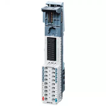 Siemens SIMATIC ET 200SP BaseUnit BU15-P16+A0+2D, Type A0, terminais push-in, código de cor claro, 16 terminais de processo, 2 terminais de diagnóstico, define novo grupo de potencial P1 para sensores de 2 fios, montagem em calha DIN, IP20 6ES71936BP000DU0