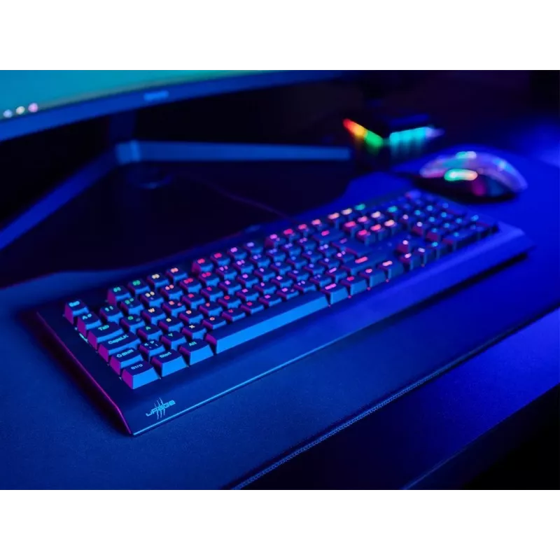 Teclado gaming mecânico uRage Exodus 600, switches vermelhos, preto, QWERTZ alemão 00217832