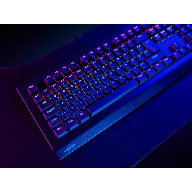 Teclado gaming mecânico uRage Exodus 600, switches vermelhos, preto, QWERTZ alemão 00217832