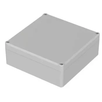 Bopla caixa universal 150 x 150 x 57 mm policarbonato cinzento claro (RAL 7035) EM 218, 1 unid. 62218300