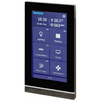 Siemens Touch Control TC5 5 painel, preto, encastrar 205/22 (5WG12052AB22)